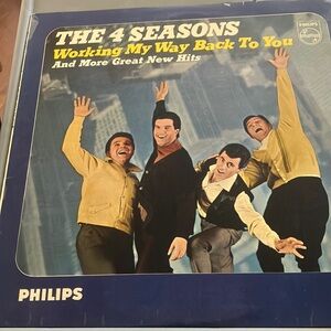 Philips The 4 Seasons Album Cover - Blue and Yellow